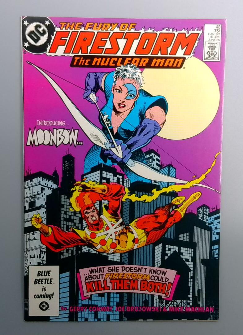 Fury of Firestorm #48 VF/NM 1st Moonbow, DC 1986