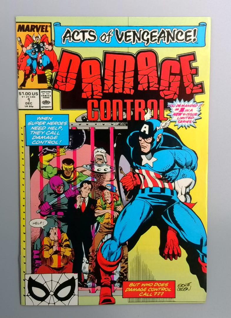 Damage Control #1 VF+ Marvel Comics 1989