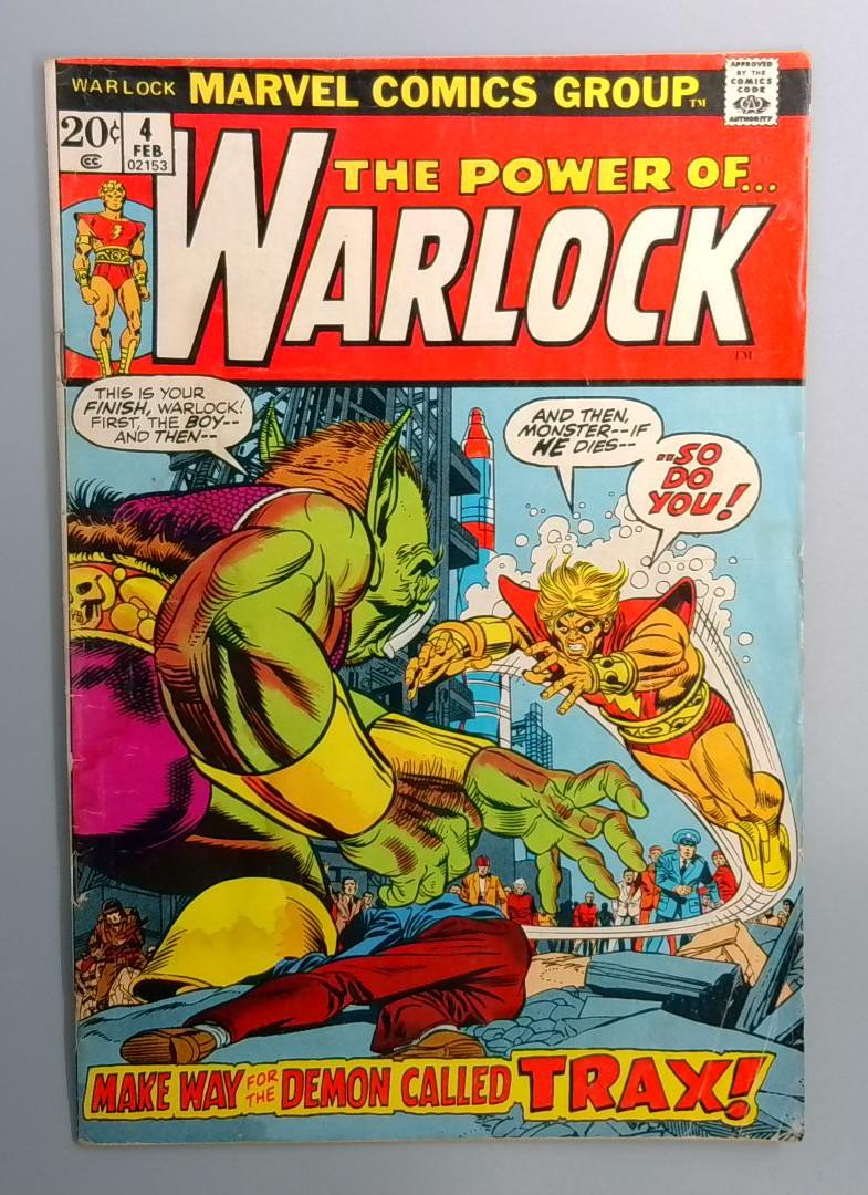 Warlock #4 Death of Triax the Terrible Marvel 1973