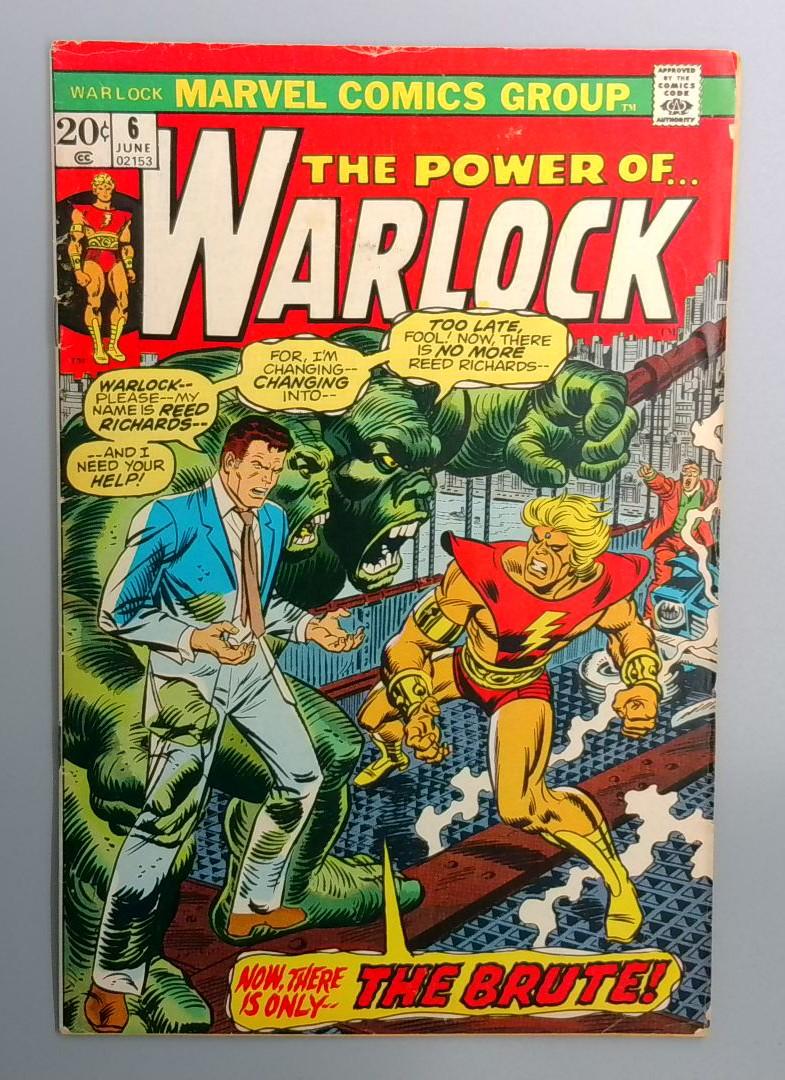 Warlock #6 VG Marvel 1973