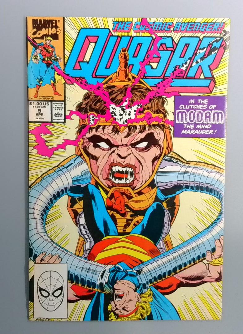 Quasar #9 VF+ 1st Appearance of Captain Marvel 1990