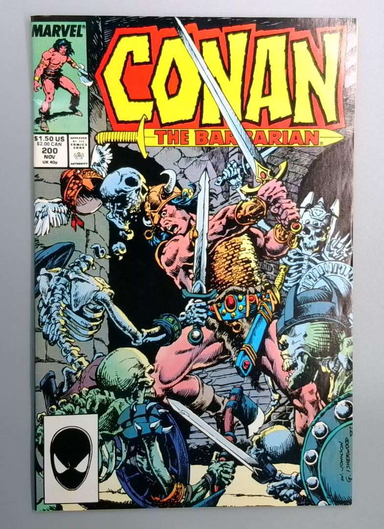 Conan the Barbarian #200 Direct Edition Marvel 1987