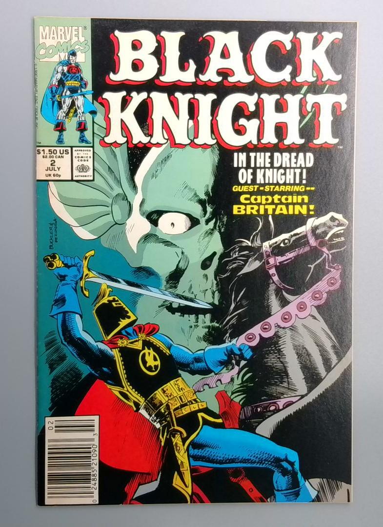 Black Knight #2 Newsstand Marvel 1990