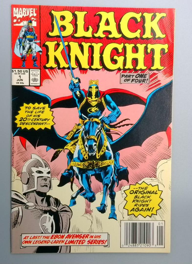 Black Knight #1 Newsstand Marvel 1990