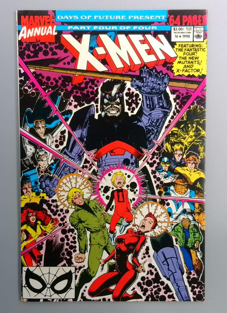 Uncanny X-Men Annual #14 VF- 1st Cameo Appearance of Gambit Marvel 1990