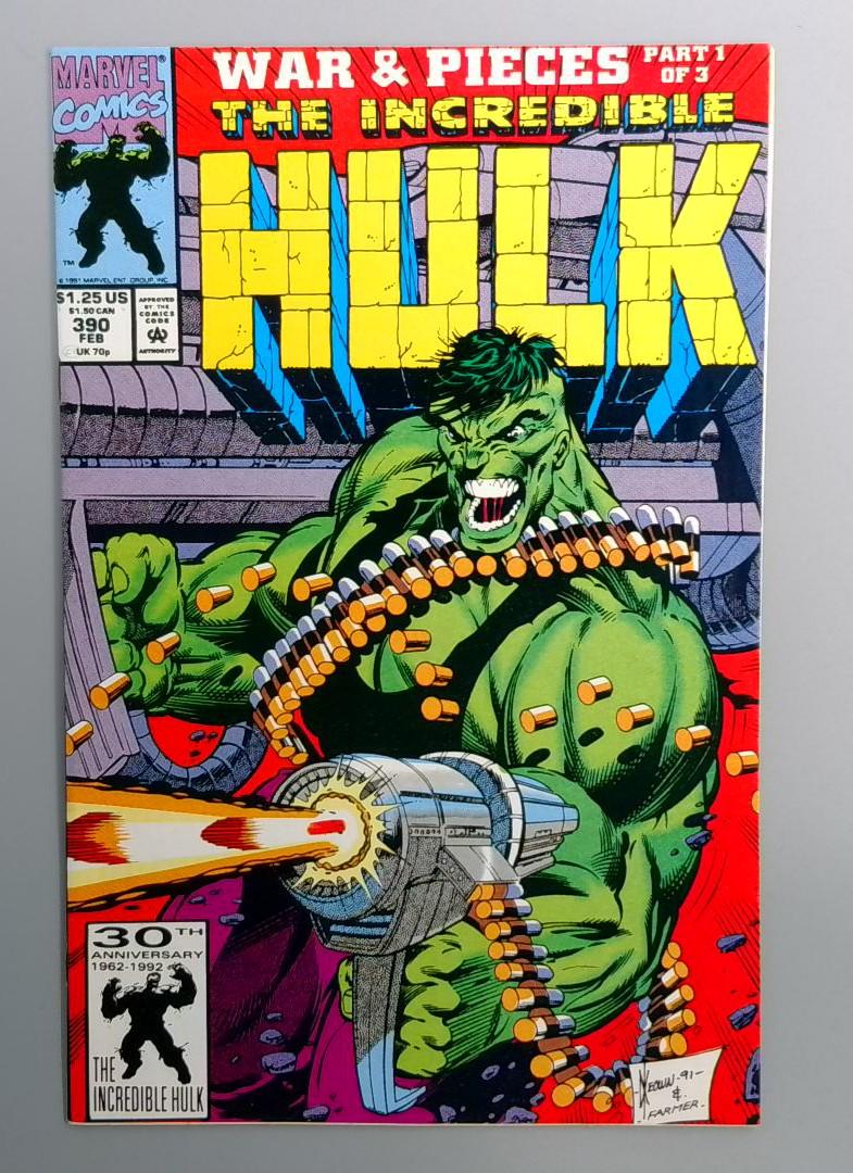Incredible Hulk #390 VF/NM Dale Keown Marvel 1992