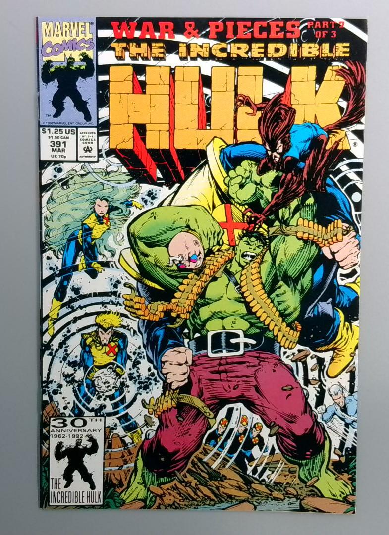 Incredible Hulk #391 VF+ X-Factor Marvel 1992