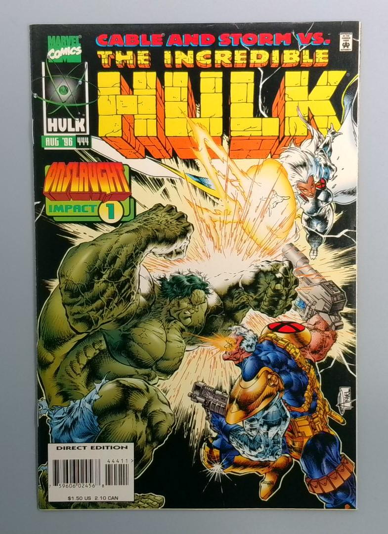Incredible Hulk #444 VF Cable Marvel 1996