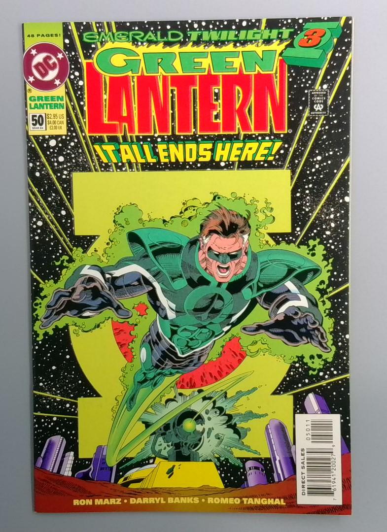 Green Lantern #50 NM 1st Appearance of Hal Jordan As Parallax DC 1994