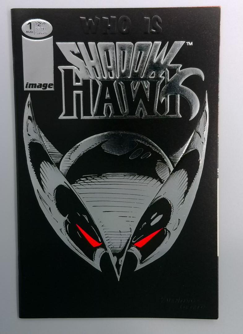 Shadowhawk #1 NM Silver - Foil Cover Beautiful Image 1992