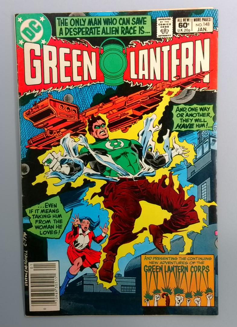 Green Lantern #148 1st Appearance of Chp Newsstand Edition DC 1982