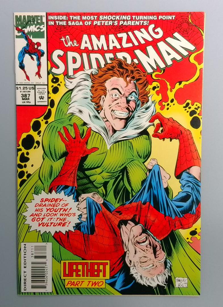 Amazing Spider-Man #387 NM Part 2 of Lifetheft Marvel 1994