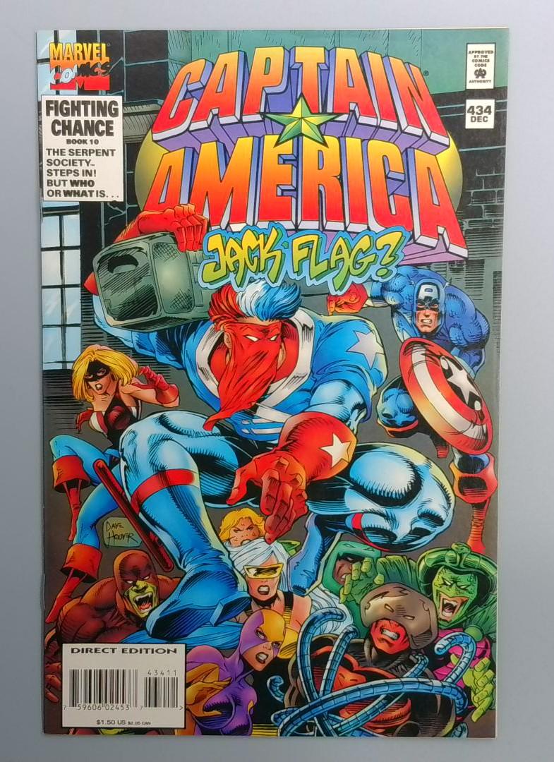 Captain America #434 NM First Appearance of Jack Flag Marvel 1994