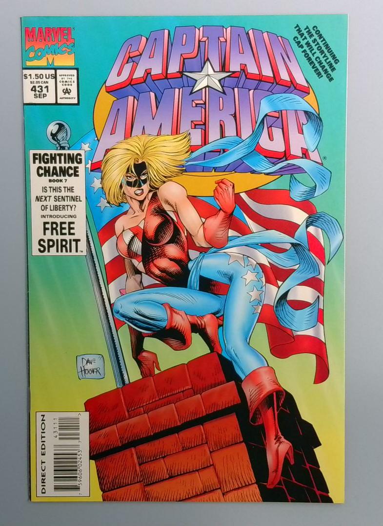 Captain America #431 NM 1st Appearance of Free Spirit Marvel 1994