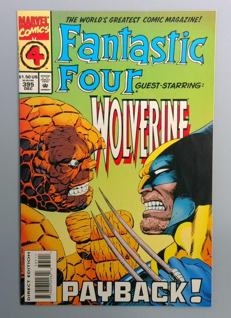 Fantastic Four #395 NM Wolverine Cover Marvel 1994
