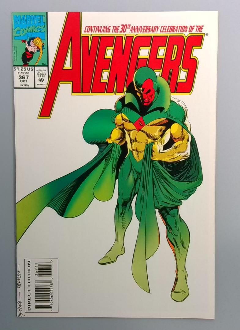 Avengers #367 NM Resolution to Sersi Marvel 1993