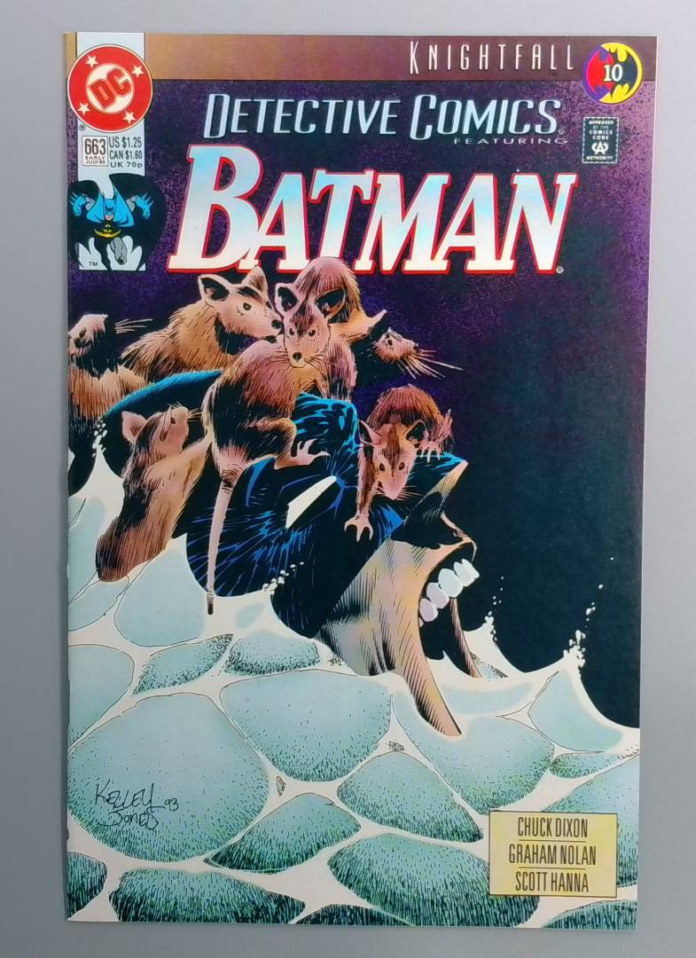 Detective Comics #663 NM Knightfall Part 10 DC 1993