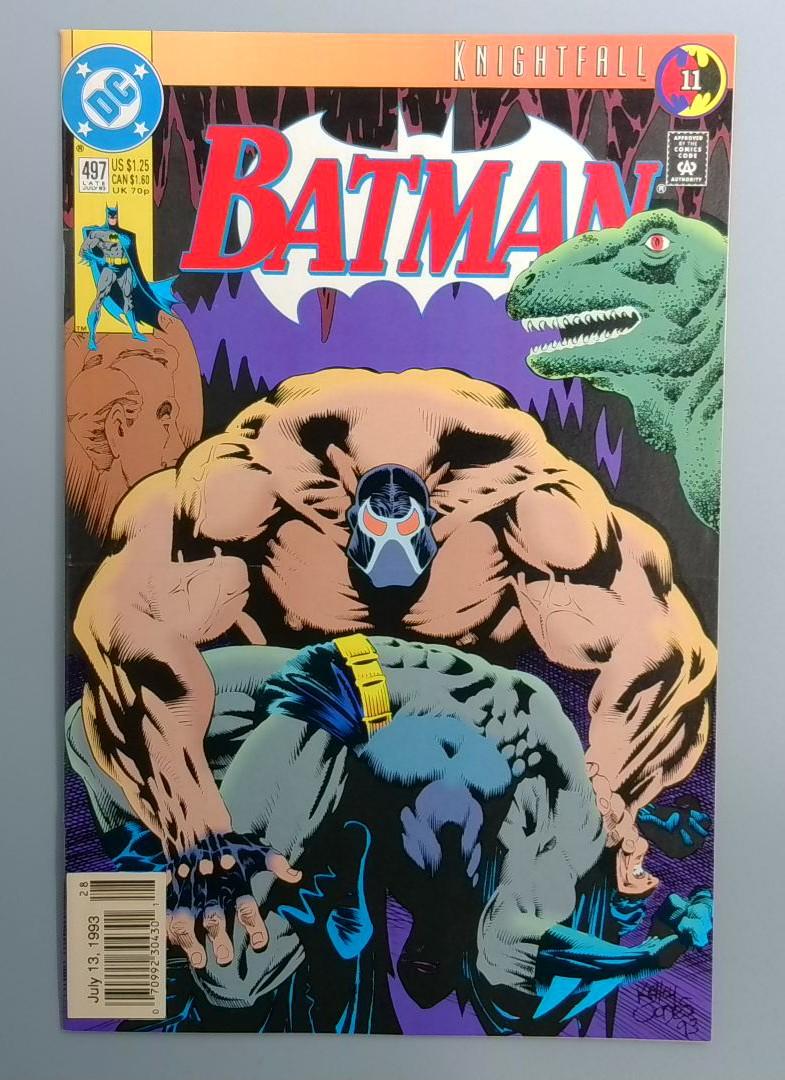 Batman #497 NM Bane Breaks Batmans Back Newsstand Edition DC 1993