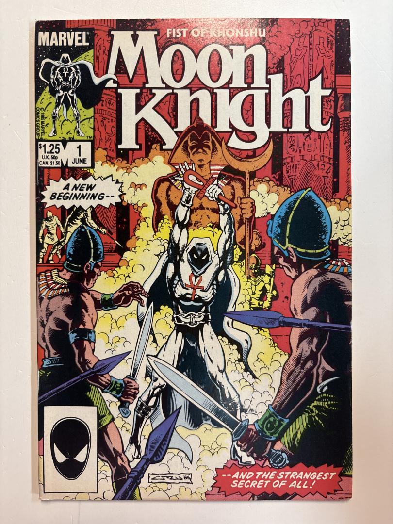 Moon Knight #1 VF- New Costume Direct Edition Marvel 1985