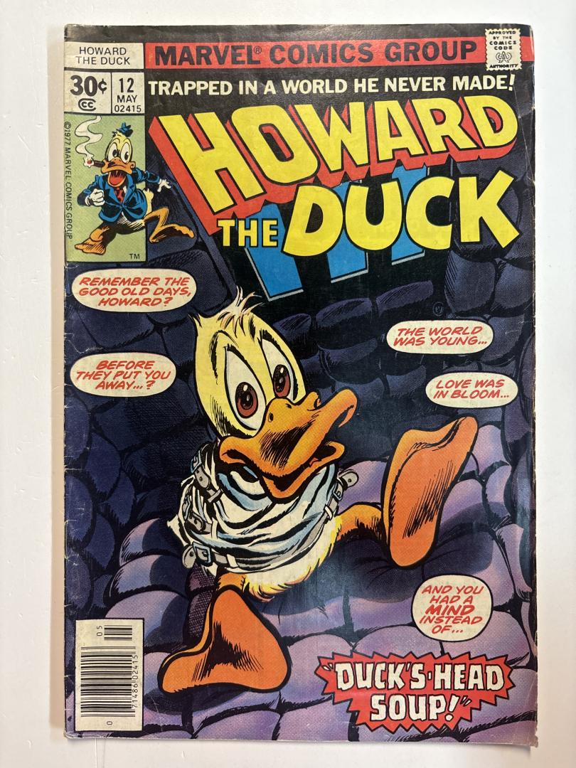 Howard the Duck #12 1st Cameo Appearance of Kiss Marvel 1977