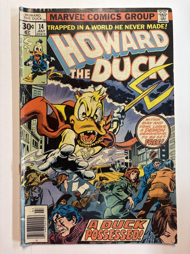 Howard the Duck #14 1st Full Appearance of Dr Reich Marvel 1977