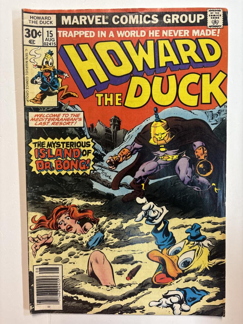 Howard the Duck #15 1st Appearance of Dr. Bong Marvel 1977
