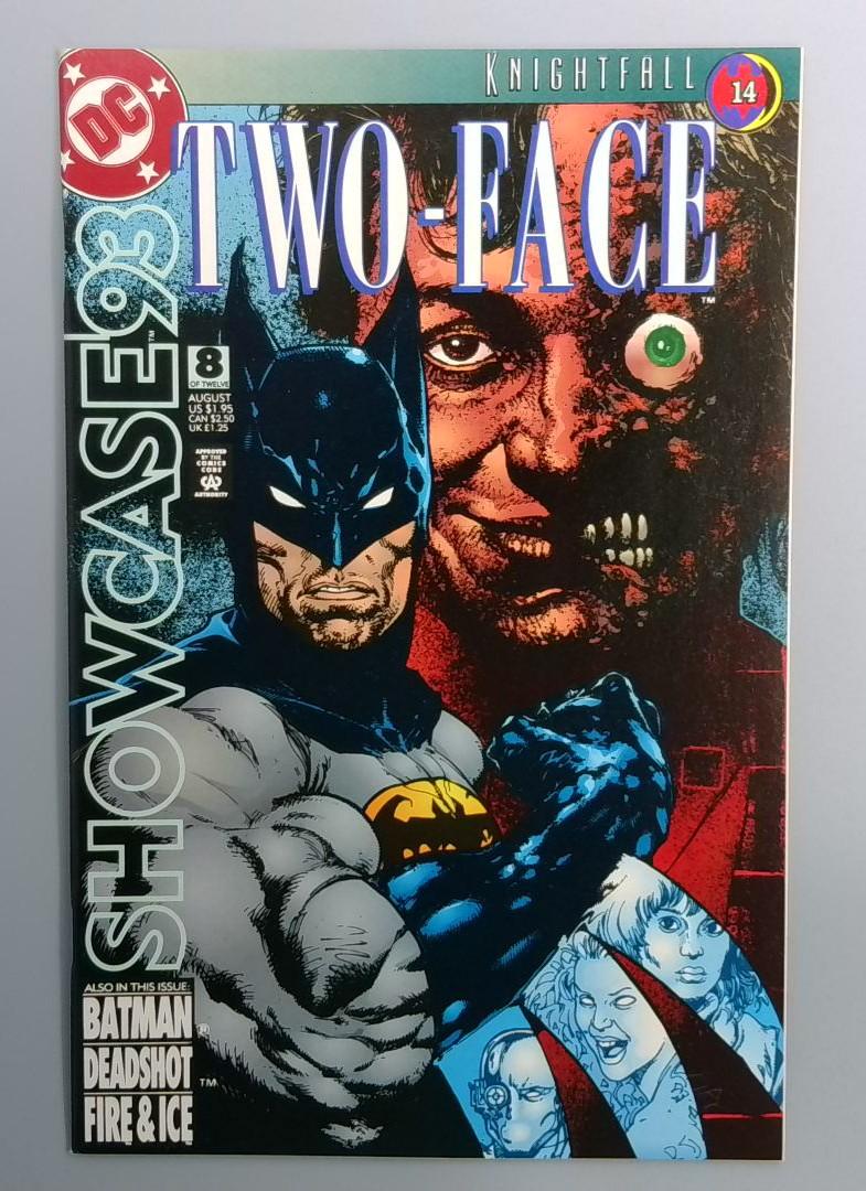 Showcase 93 #8 NM Knightfall Two-Face DC Comics August 1993