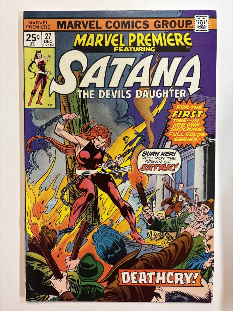 Marvel Premiere #27 FN+ Satana Solo Story Marvel 1975