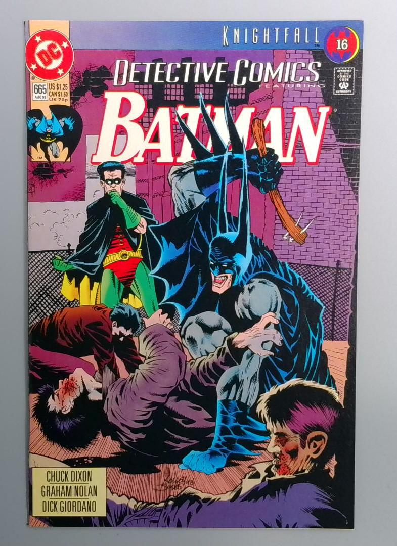 Detective Comics #665 NM Knightfall Part 16 Direct Edition DC 1993