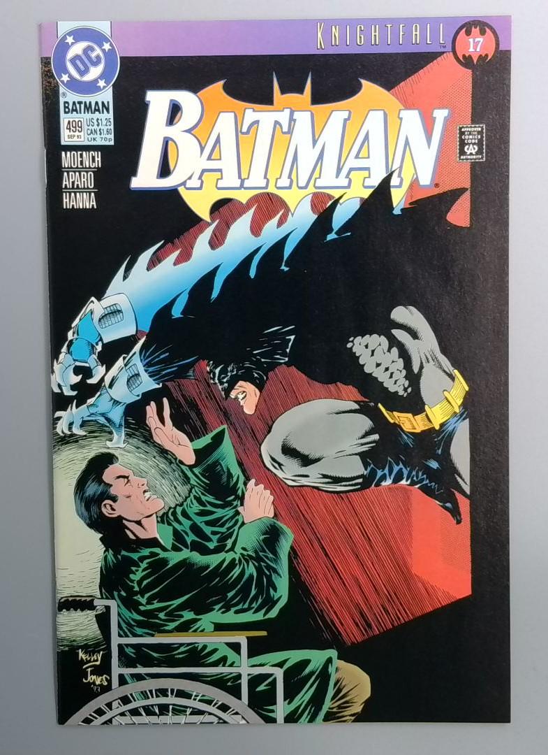 Batman #499 NM Knightfall Part 17 Direct Edition DC 1993