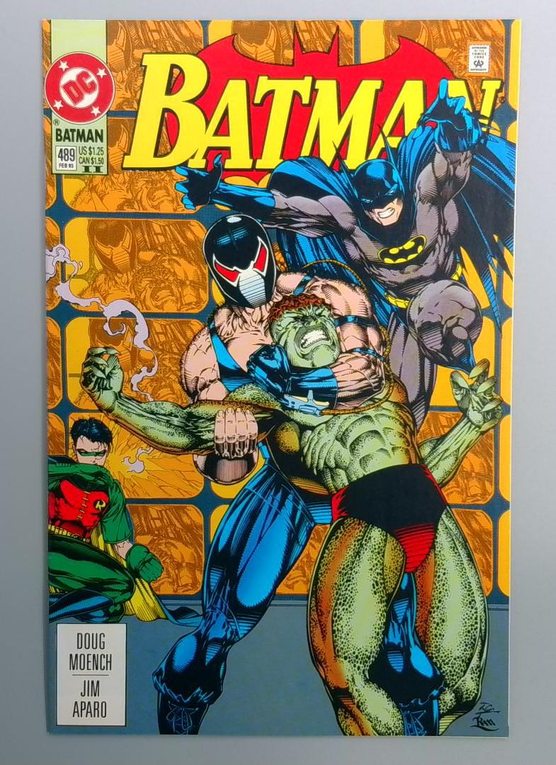 Batman #489 NM 2nd Bane, 2nd Print DC 1993
