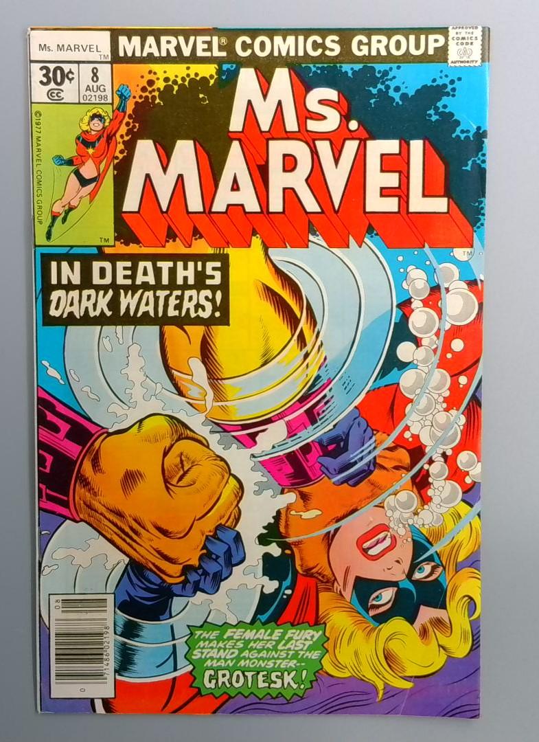Ms. Marvel #8 VF+ Marvel 1977
