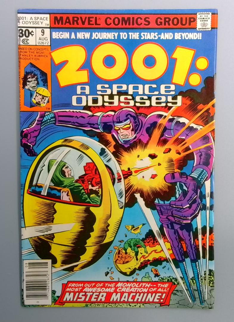 2001: a Space Odyssey #9 NM- 2nd Machine Man, Marvel 1977