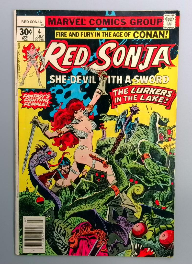 Red Sonja #4 Marvel Comics Group July 1977