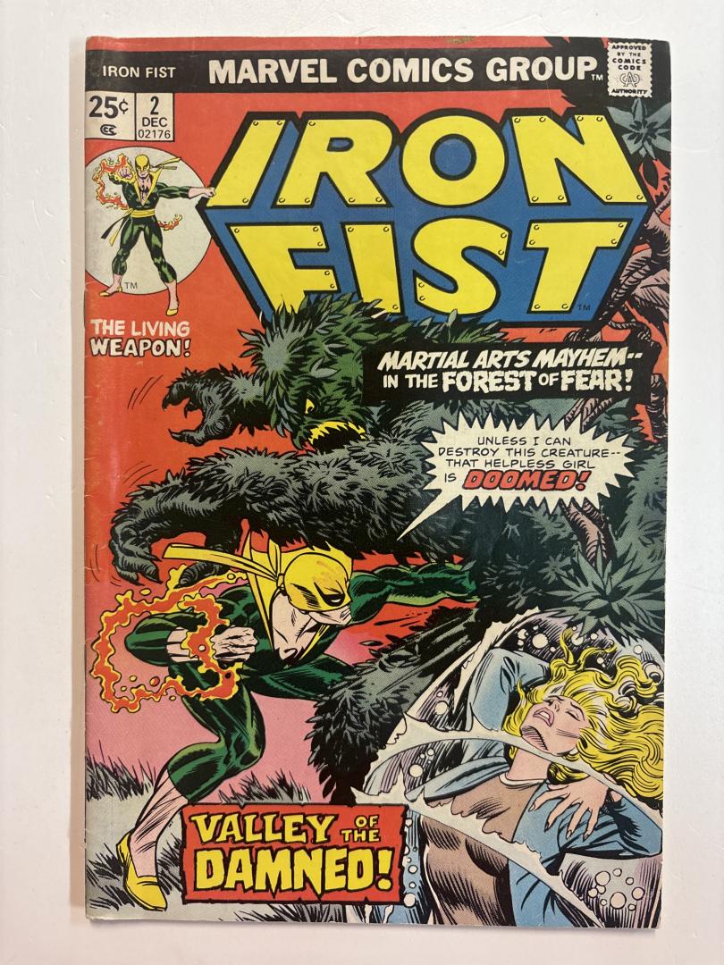 Iron Fist #2 1st Appearance of Miranda Rand Marvel 1975