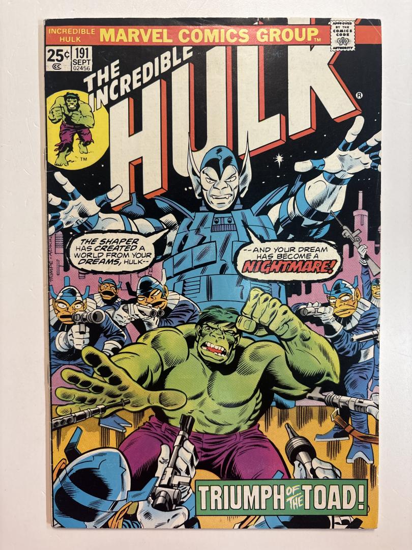 Incredible Hulk #191 King Torkon Ii & Toad Men Appearance Marvel 1975