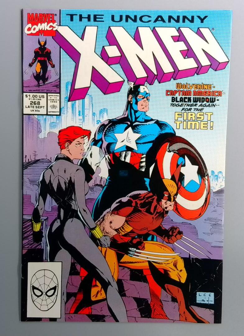 Uncanny X-Men #268 NM Jim Lee Marvel 1990