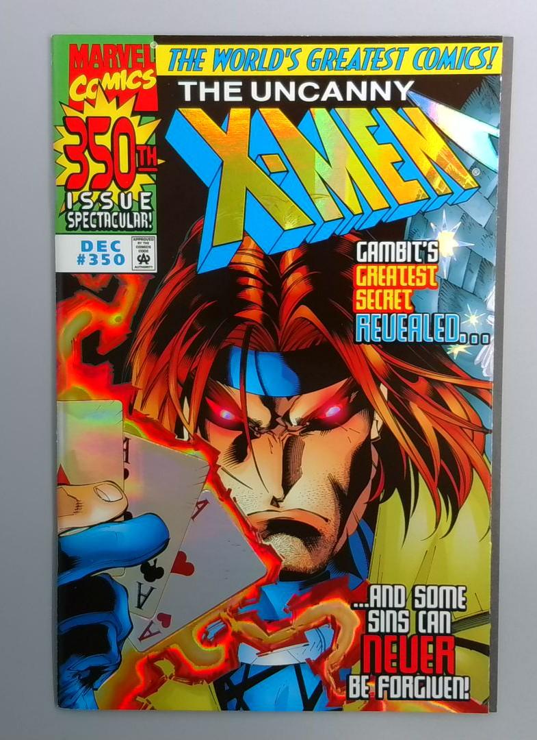 Uncanny X-Men #350 NM Deluxe Edition - Prism Foil Marvel 1997