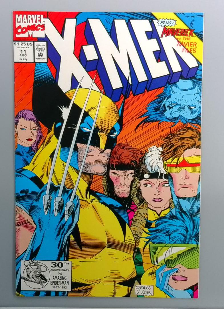 X-Men #11 NM Last Jim Lee Issue Marvel 1992