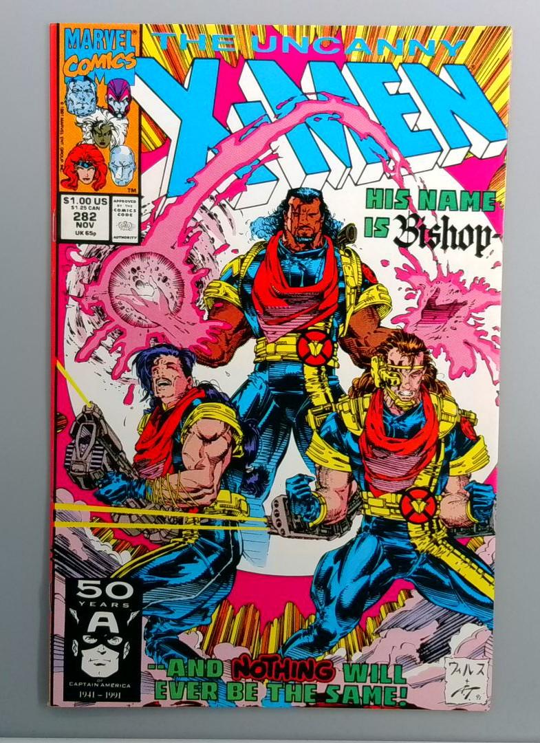 Uncanny X-Men #282 VF+ 1st Bishop Cameo Marvel 1991