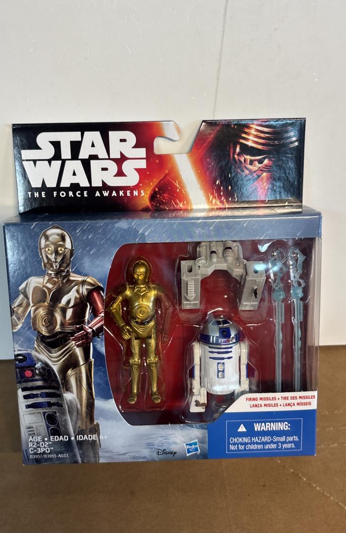 C-3PO R2-D2 Star Wars The Force Awakens Hasbro 2015
