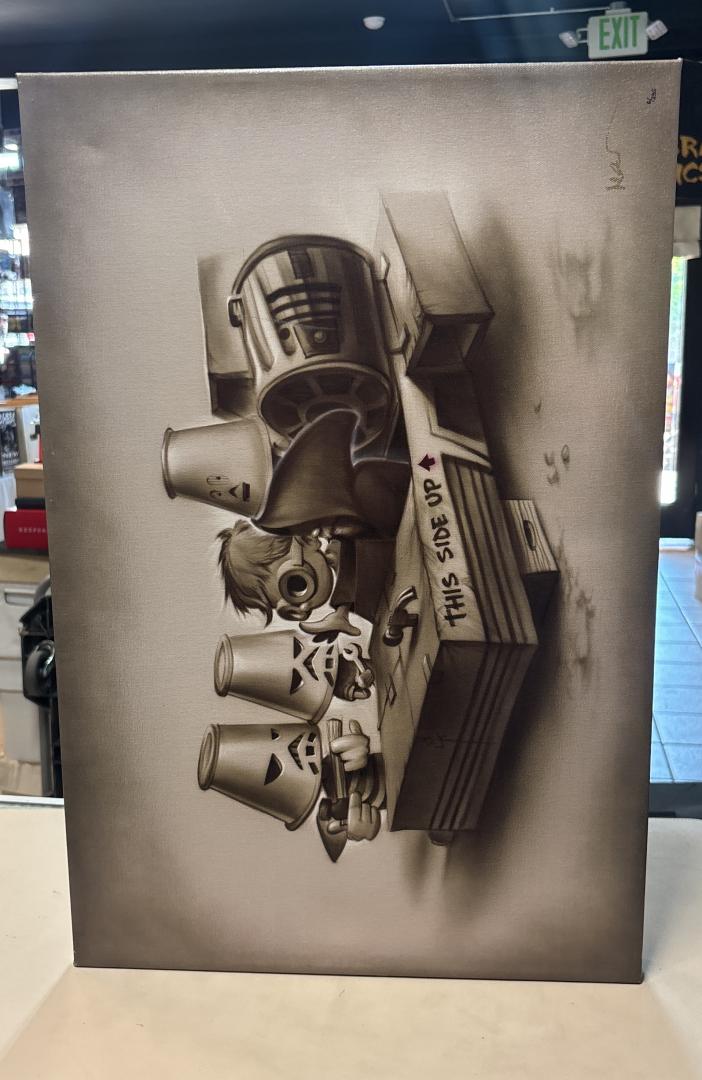 These aren’t Droids by Noah Ellis Portrait, Framed 