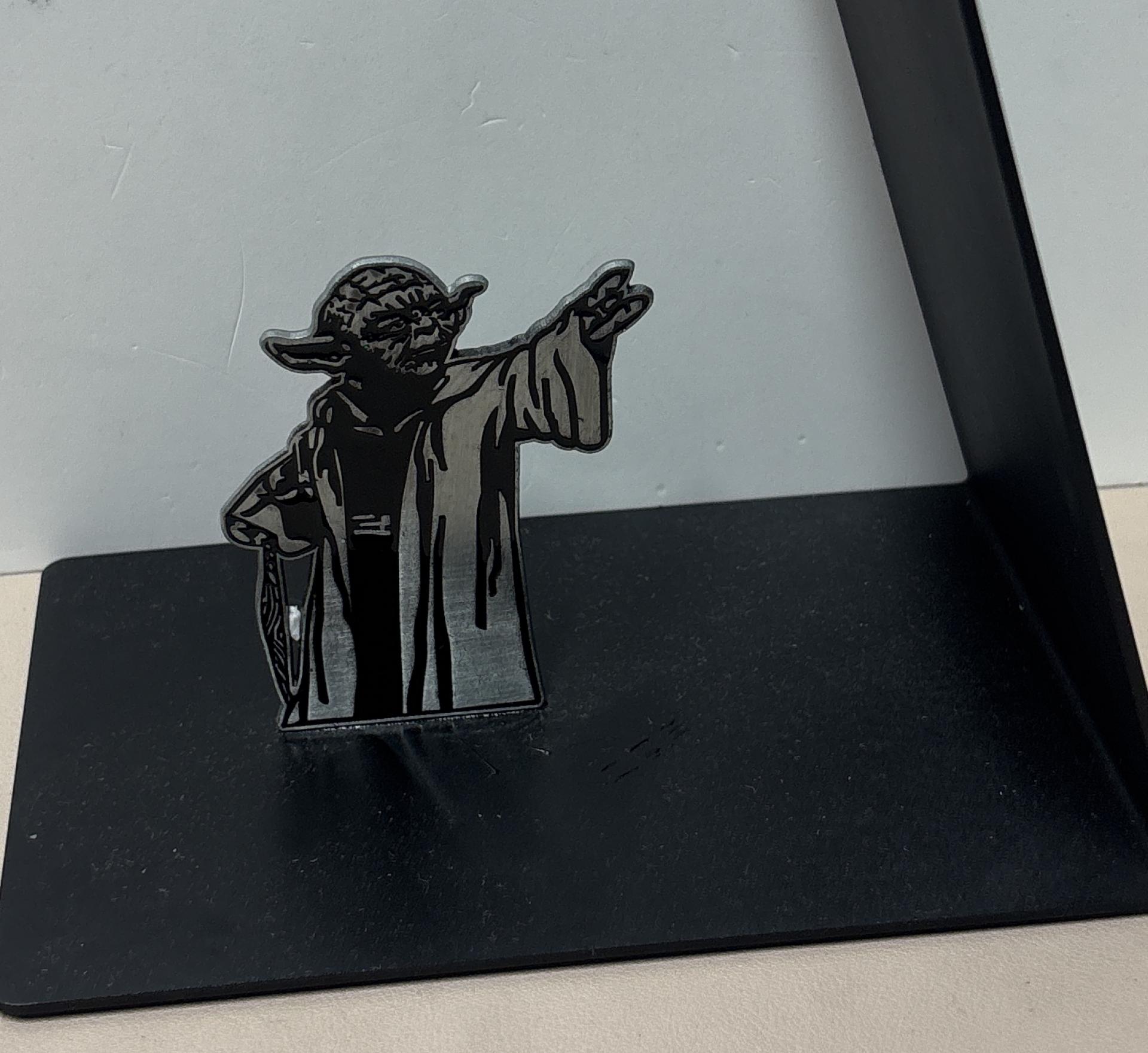 Mutusyn Yoda Star Wars Metal Bookend Black Decorative Collectible