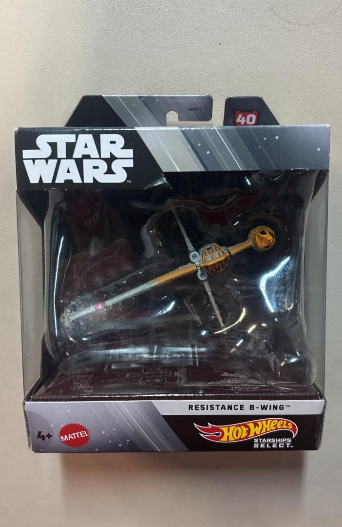 Resistance B-Wing Hot Wheels Star Wars Starships Select Mattel