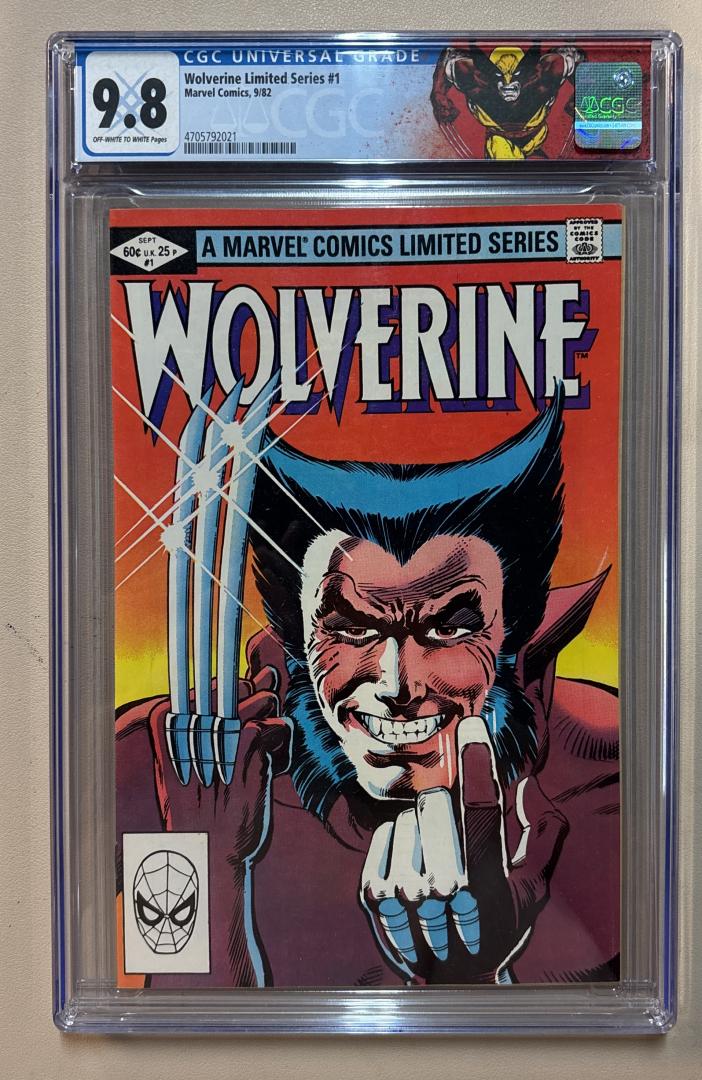 Wolverine Limited Series #1 9.8 CGC Marvel 1982
