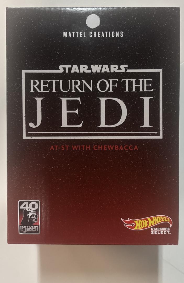 AT-ST with Chewbacca Star Wars Return of the Jedi Mattel Hot Wheels Starships Select 2023