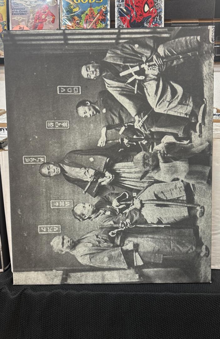 Yoda Star Wars Antique Photo - Samurai of the Shimazu Clan, Canvas