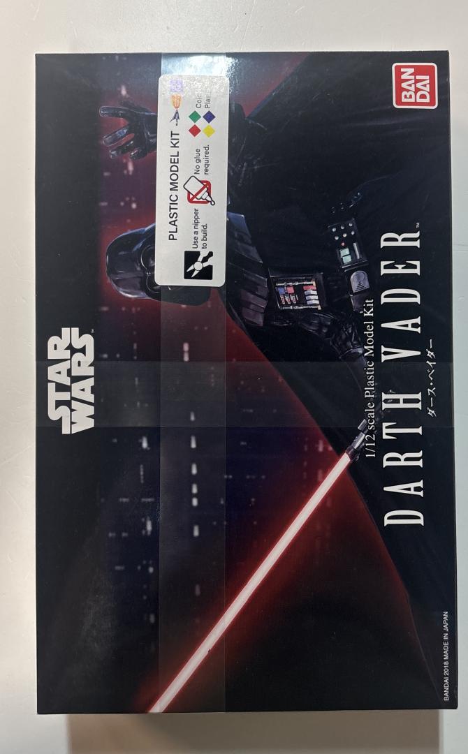 Darth Vader Star Wars 1/12 scale Plastic Model Kit  Bandai 2018