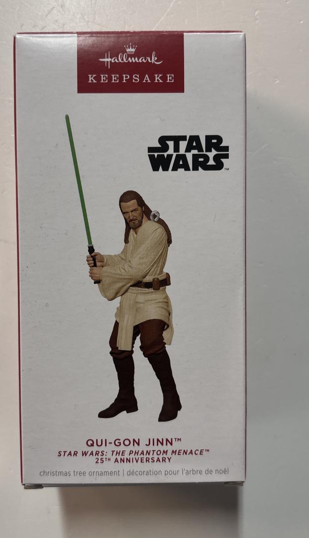 Hallmark Keepsake Qui-Gon Jinn Star Wars Episode I 25th Anniversary Ornament 