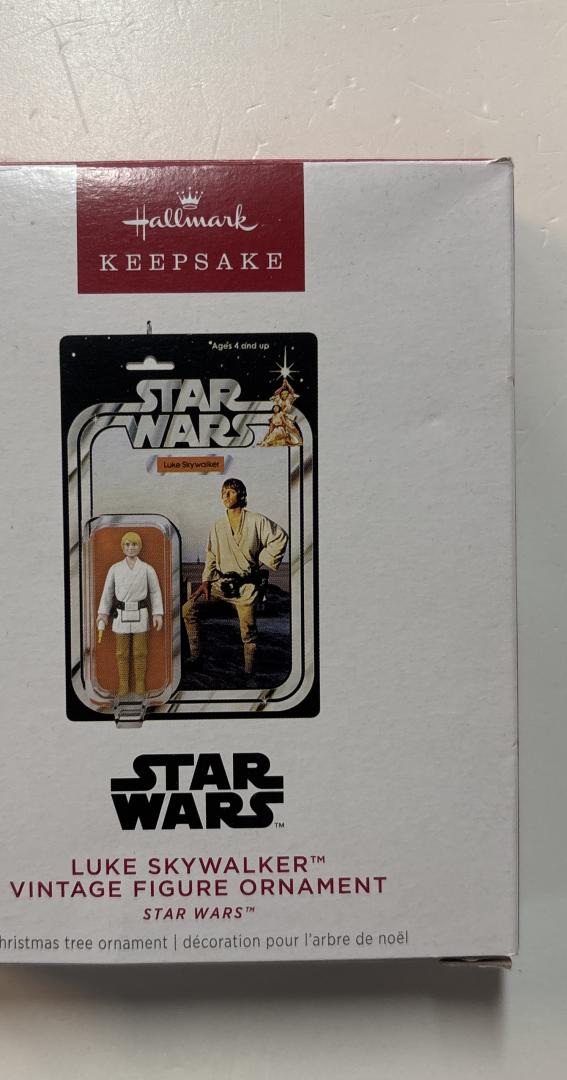 Luke Skywalker Star Wars Vintage Figure Ornament Hallmark Keepsake